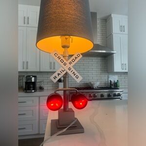 Pottery Barn Train Lamp